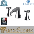 Miscelatore bidet tre fori con bocca d'erogazione esterna completo di piletta di scarico Click-Clack marca IB rubinetti modello Belmondo rubinetteria rubinetto ottone cromato bagno Rivenditore Autorizzato Campania Arredamento Arredo Finitura Cromo Fontana