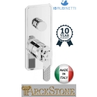 Miscelatore doccia marca IB Rubinetti modello Bold Lever Flat finitura ottone cromato incasso parete due vie deviatore muro rubinetteria arredo bagno cromo azienda mix acqua rivenditore autorizzato campania napoli garanzia 10 anni qualità made in italy