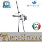 Miscelatore gruppo vasca esterno a parete completo di accessori doccia marca IB rubinetti modello K2 rubinetteria rubinetto ottone cromato bagno casa parete fontana finitura cromo rivenditore autorizzato campania arredamento garanzia 10 anni azienda