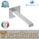 Bocca d'erogazione lunga a parete marca IB rubinetti modello K3 rubinetteria rubinetto ottone cromato bagno casa parete fontana finitura cromo rivenditore autorizzato campania arredamento garanzia 10 anni azienda certificata made in italy