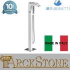 Miscelatore bordo vasca da terra completo di kit doccia marca IB rubinetti modello K3 rubinetteria rubinetto ottone cromato bagno casa parete fontana finitura cromo rivenditore autorizzato campania arredamento garanzia 10 anni azienda certificata