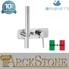 Miscelatore doccia incasso due vie con kit doccia integrato nella placca marca IB rubinetti modello Kusasi rubinetteria rubinetto ottone cromato bagno fontana finitura cromo rivenditore autorizzato campania arredamento garanzia 10 anni azienda certificata