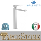 Miscelatore lavabo alto mini completo di piletta di scarico click-clack marca IB rubinetti modello Rubacuori rubinetteria rubinetto ottone cromato fontana finitura cromo rivenditore autorizzato campania arredamento garanzia 10 anni azienda certificata