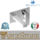 Miscelatore lavabo a parete completo di piletta di scarico click-clack marca IB rubinetti modello Rubacuori rubinetteria rubinetto ottone cromato fontana finitura cromo rivenditore autorizzato campania arredamento garanzia 10 anni azienda certificata