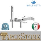 Miscelatore gruppo vasca esterno a parete completo di accessori doccia marca IB rubinetti modello Rubacuori rubinetteria rubinetto ottone cromato fontana finitura cromo rivenditore autorizzato qualità campania arredamento garanzia 10 anni azienda