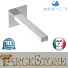 Bocca d'erogazione lunga a parete marca IB rubinetti modello Rubacuori rubinetteria rubinetto ottone cromato fontana finitura cromo rivenditore autorizzato qualità campania arredamento garanzia 10 anni azienda certificata made in italy