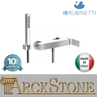 Miscelatore doccia a parete esterno completo di kit doccia marca IB rubinetti modello Rubacuori rubinetteria rubinetto ottone cromato fontana finitura cromo rivenditore autorizzato qualità campania arredamento garanzia 10 anni azienda certificata