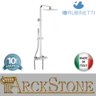 Colonna doccia completa di miscelatore di kit doccia marca IB rubinetti modello Rubacuori rubinetteria rubinetto ottone cromato fontana finitura cromo rivenditore autorizzato qualità campania arredamento garanzia 10 anni azienda certificata made in italy