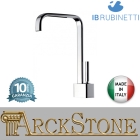 Miscelatore lavabo alto completo di piletta di scarico click-clack marca IB rubinetti modello SuperBox rubinetteria rubinetto ottone cromato fontana finitura cromo rivenditore autorizzato qualità campania arredamento garanzia 10 anni azienda certificata