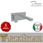 Miscelatore Lavabo Ad Incasso Con Bocca A Parete Duemmeggi Square Ottone Finitura Cromata Rubinetteria Rubinetto Fontana Miscelatore Mix Cromo 2MG