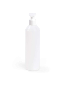 Dispenser Completo Dosatore Per Sapone Liquido con Bottiglia in Plastica Colore Bianco Per Lavatoio Marca Arredamenti Montegrappa