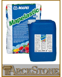 ARCKSTONE Mapei Mapelastic A + B Impermebilizzante (Sacco 24 Kg + Lattina 8 Kg) 