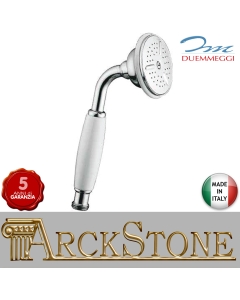 Doccetta A Mano Duemmeggi Doccia Geo Monogetto In Ottone Ø Diametro 80 mm Anticalcare Finitura Cromata Bagno Doccia Cromo 2MG