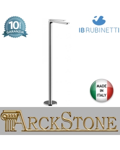 Miscelatore lavabo a colonna da terra marca IB rubinetti modello K2 rubinetteria rubinetto ottone cromato bagno casa parete fontana finitura cromo rivenditore autorizzato campania arredamento garanzia 10 anni azienda certificata