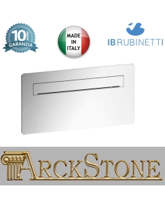 Bocca d'erogazione soffione a sfioro marca IB rubinetti modello K2 rubinetteria rubinetto ottone cromato cascata bagno casa parete fontana finitura cromo rivenditore autorizzato campania arredamento garanzia 10 anni azienda 