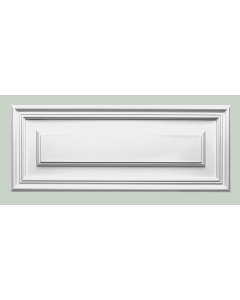 Orac Decor D504 Pannello Per Porta Decoro Arredo Duropolymer® Polistirene Alta Densità Bianco Resistente Agli Urti Calore Facile Da Installare Verniciabile Pretrattato Primer Acrilico Impermeabile Per Interno ed Esterno Ambienti Umidi Misura 55x22x1,5 cm