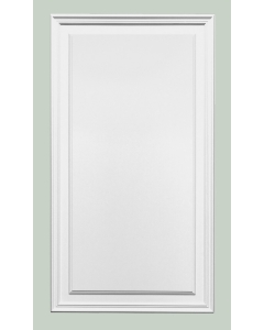 Orac Decor D507 Pannello Per Porta Decoro Arredo Duropolymer® Polistirene Alta Densità Bianco Resistente Agli Urti Calore Facile Da Installare Verniciabile Pretrattato Primer Acrilico Impermeabile Per Interno ed Esterno Ambienti Umidi Misura 55x90,5x1,7cm