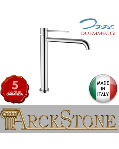 Miscelatore Lavabo Alto Senza Scarico Duemmeggi Round Materiale Ottone Finitura Cromata Rubinetteria Rubinetto Fontana Miscelatore Mix Cromo 2MG