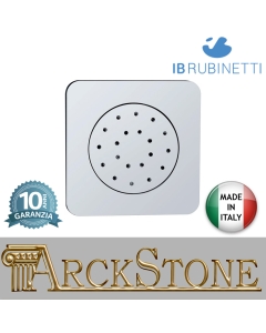 Getto laterale incasso quadro marca IB rubinetti modello Shower & Co. finitura cromata presa muro doccetta rivenditore autorizzato flessibile doccia cromatura campania garanzia 10 anni parete cromo azienda certificata qualità arredo bagno