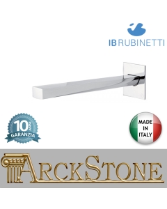 Bocca d'erogazione a parete marca IB rubinetti modello Wave rubinetteria classica rubinetto ottone cromato fontana finitura cromo rivenditore autorizzato campania arredamento garanzia 10 anni azienda certificata qualità made in italy